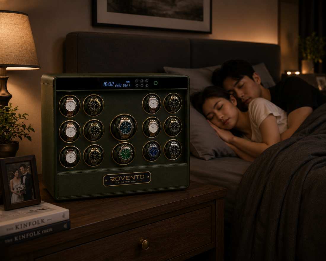 Rovento Watch Winder - Elegant Italian-Inspired Luxury Design